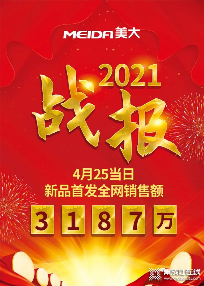 “新”光閃耀燃創(chuàng)佳績！2021美大集成灶新品震撼首發(fā)！